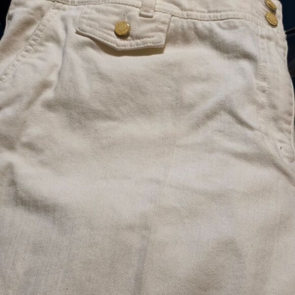 Talbots Pants - Talbots Woman White Sailor Style Preppy Wide Leg Pants - Size 18W